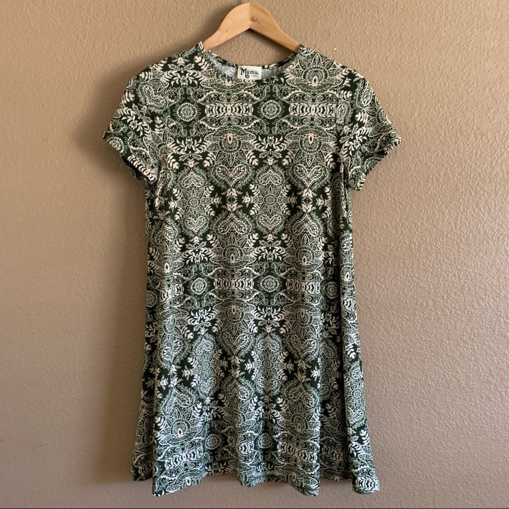 Show Me Your MuMu Geometric Pattern Mini Dress XS